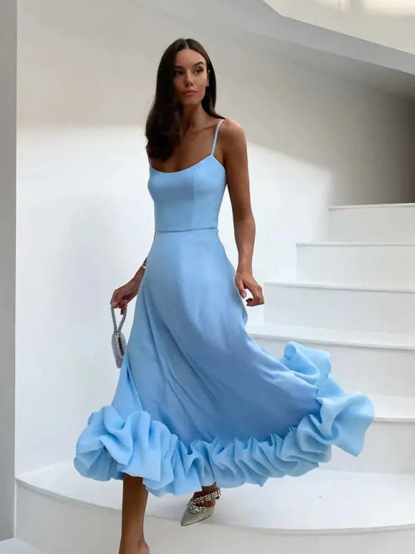 Robe Midi Sophistiquée avec Taille Cintrée